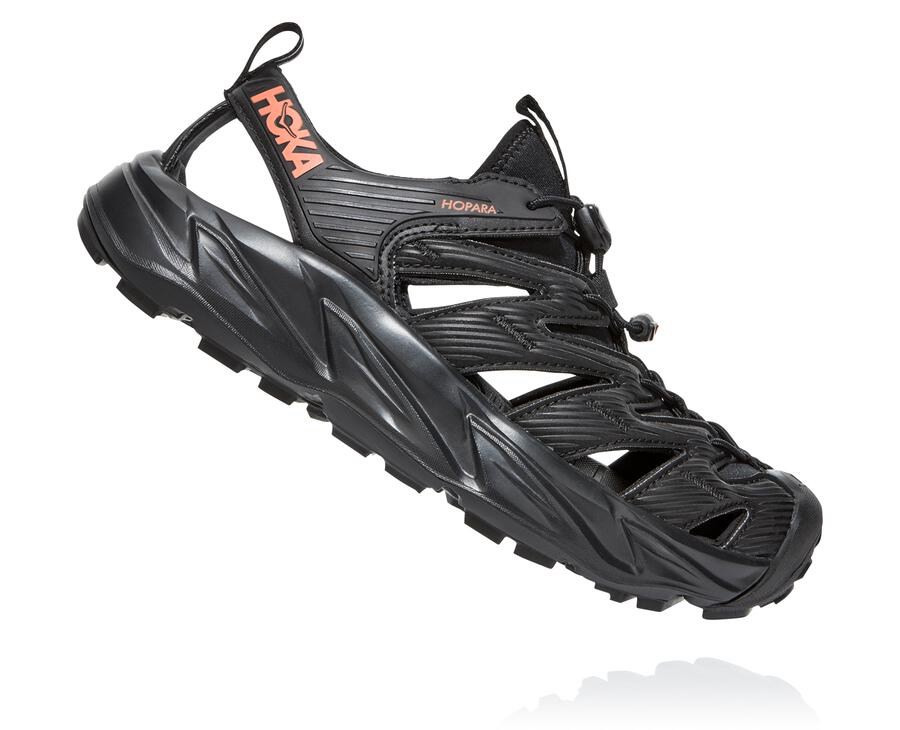 Hoka One One Womens Sandals - Hopara - Brown - JBYH28315